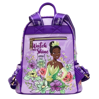 WondaPop Disney The Princess and the Frog Tiana 11" Vegan Leather Mini Backpack