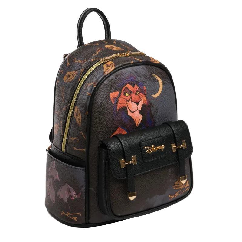 Backpack with character design on a white background