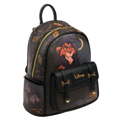 Backpack with character design on a white background
