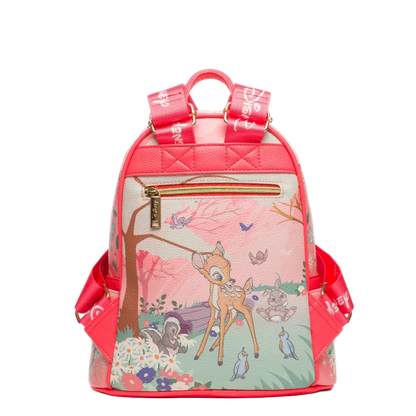 Backpack with a deer design on a white background