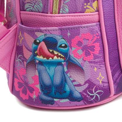 Backpack with cartoon character design on a white background