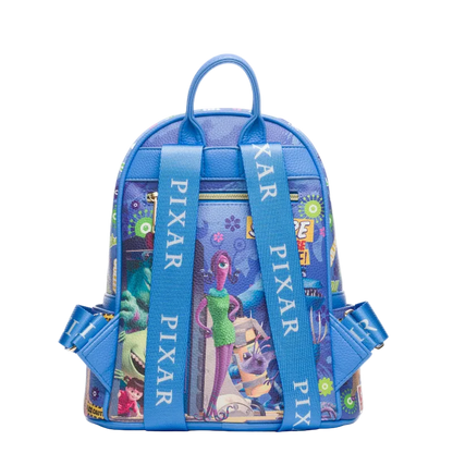 Backpack with Pixar character design on a white background
