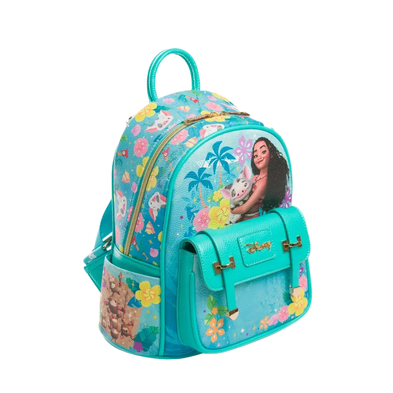 Backpack with Disney character design on a white background