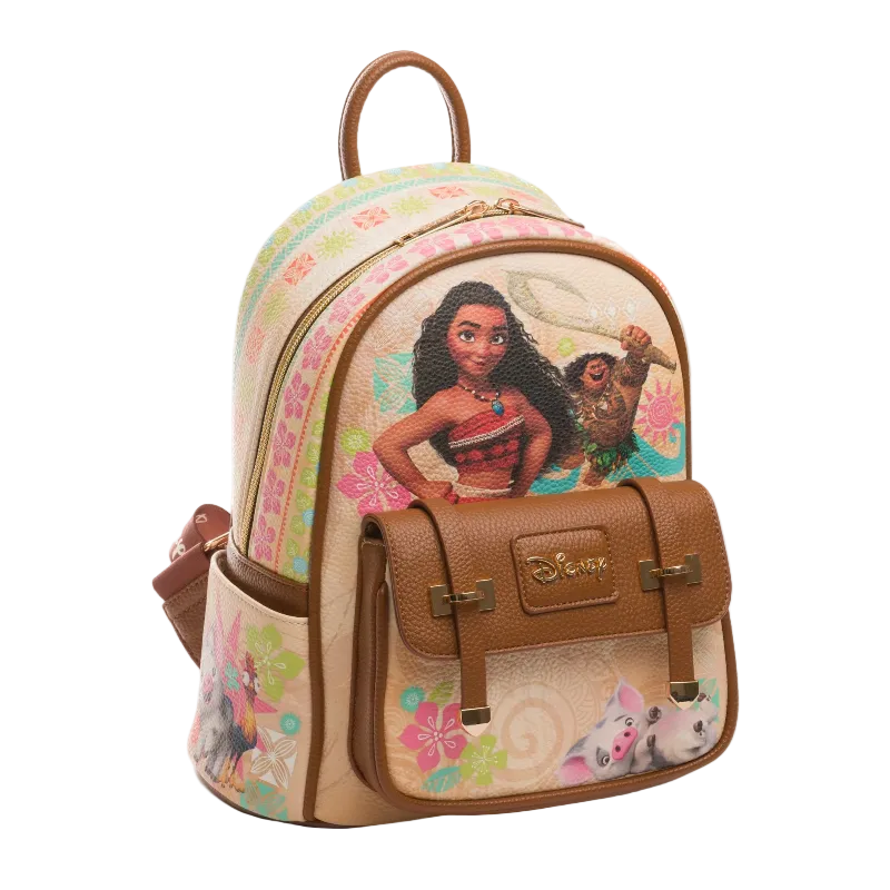 Backpack with Disney character design on a white background