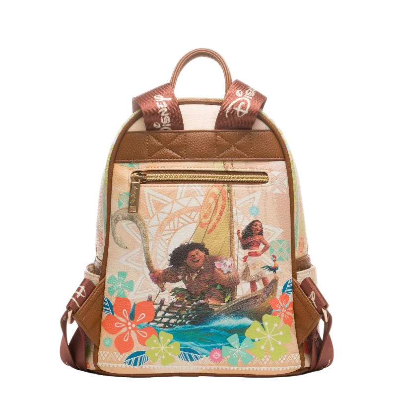 Backpack with Disney character design on a white background