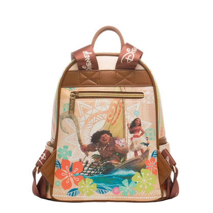 Backpack with Disney character design on a white background