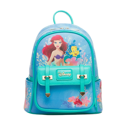 Backpack with Disney character design on a white background