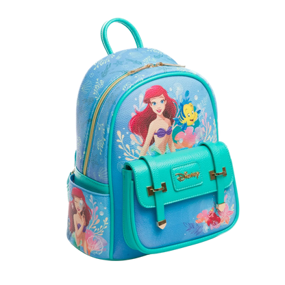 Backpack with Disney character design on a white background