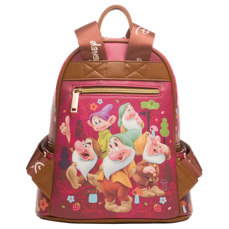 Backpack with cartoon character design on a white background