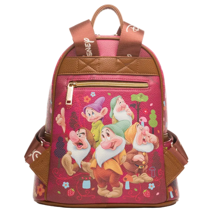 Backpack with cartoon character design on a white background