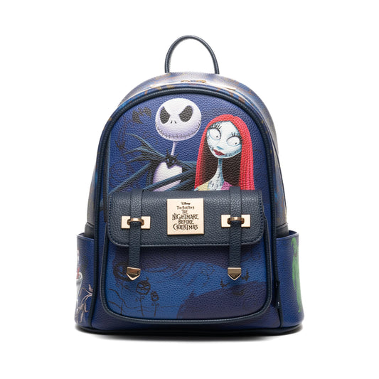 Jack & Friends Limited Edition 11" Vegan Leather Mini Backpack WondaPop Disney The Nightmare Before Christmas