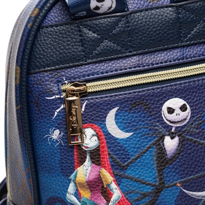 Jack & Friends Limited Edition 11" Vegan Leather Mini Backpack WondaPop Disney The Nightmare Before Christmas