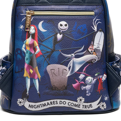 Jack & Friends Limited Edition 11" Vegan Leather Mini Backpack WondaPop Disney The Nightmare Before Christmas