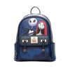 Backpack with cartoon characters on a white background