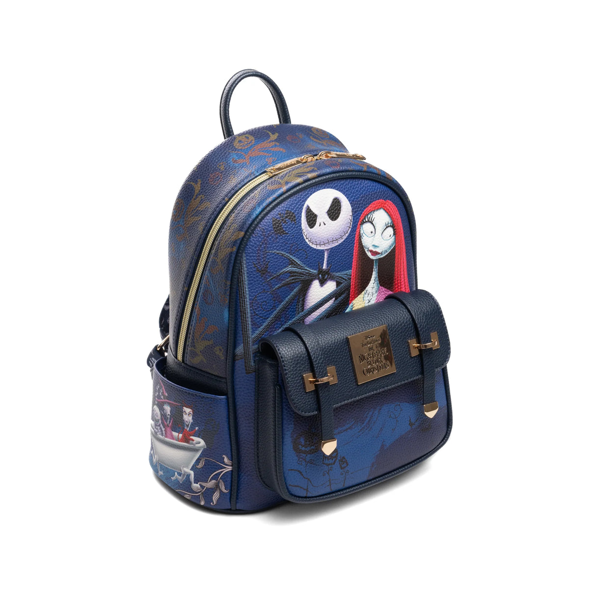 Jack & Friends Limited Edition 11" Vegan Leather Mini Backpack WondaPop Disney The Nightmare Before Christmas