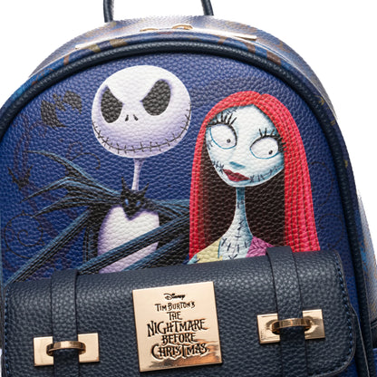 Jack & Friends Limited Edition 11" Vegan Leather Mini Backpack WondaPop Disney The Nightmare Before Christmas