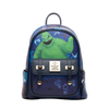 Backpack with cartoon character design on a white background