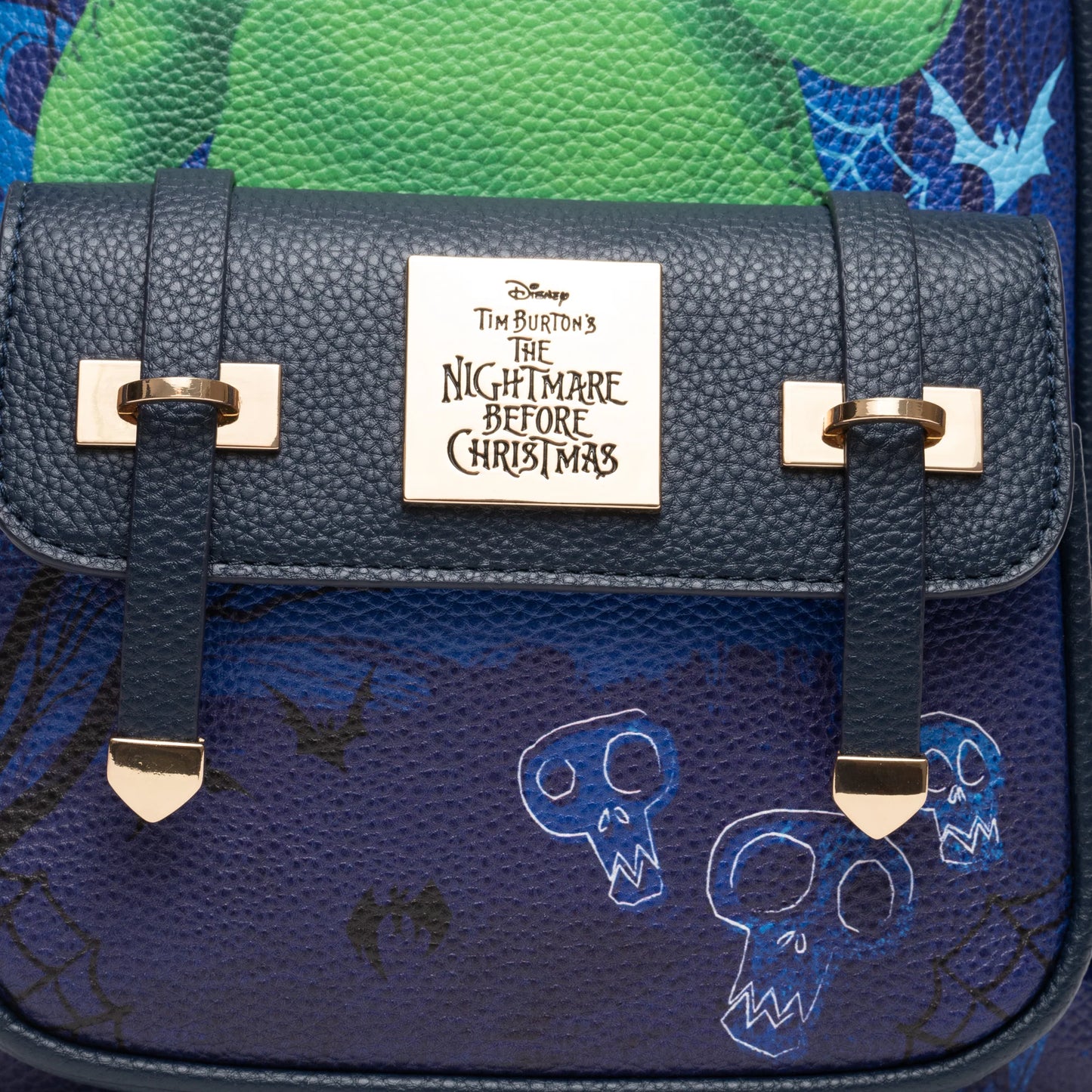 WondaPop Disney Nightmare Before Christmas Oogie Boogie "I Don't Play Fair" Vegan Leather Fashion Mini Backpack