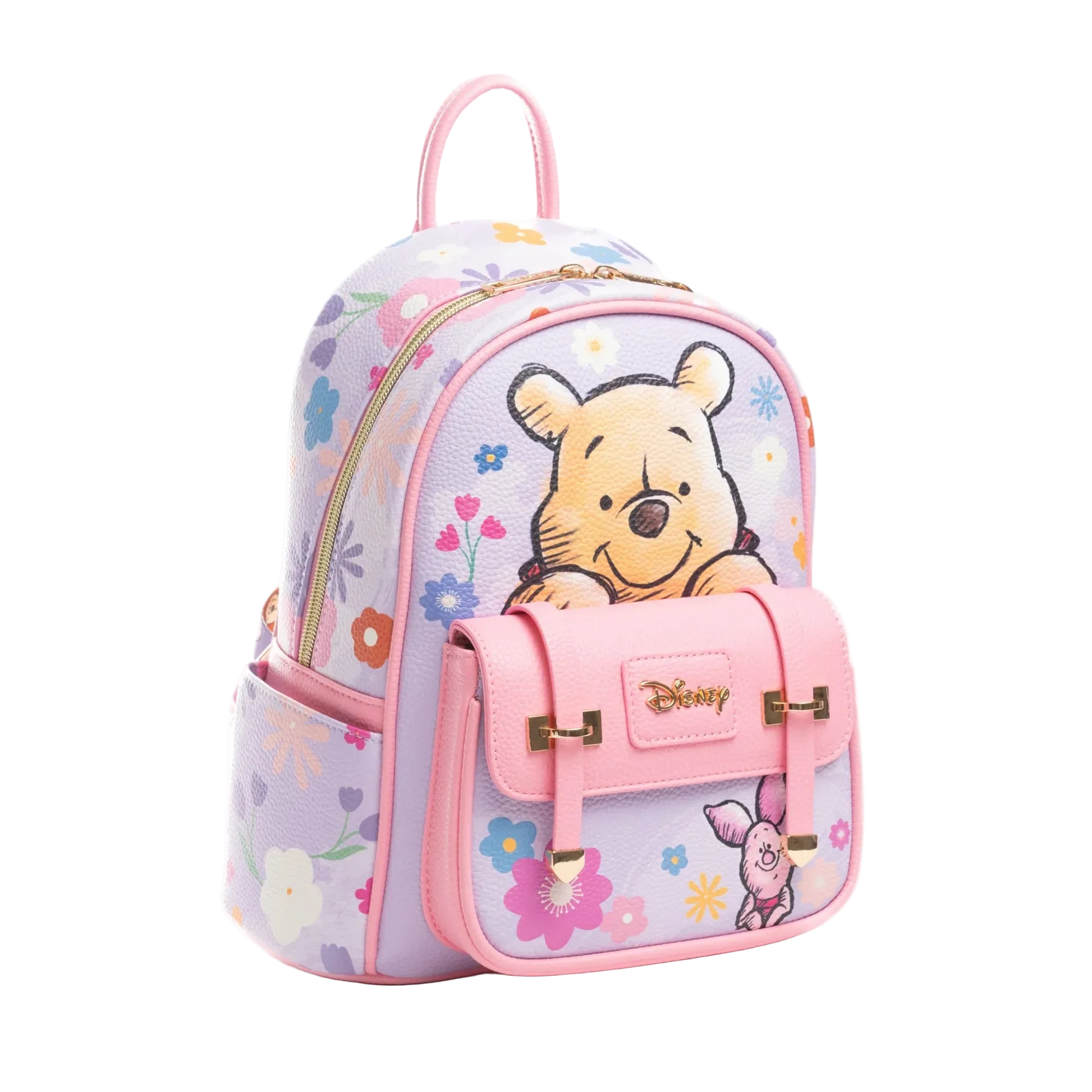 Backpack with cartoon character design on a white background