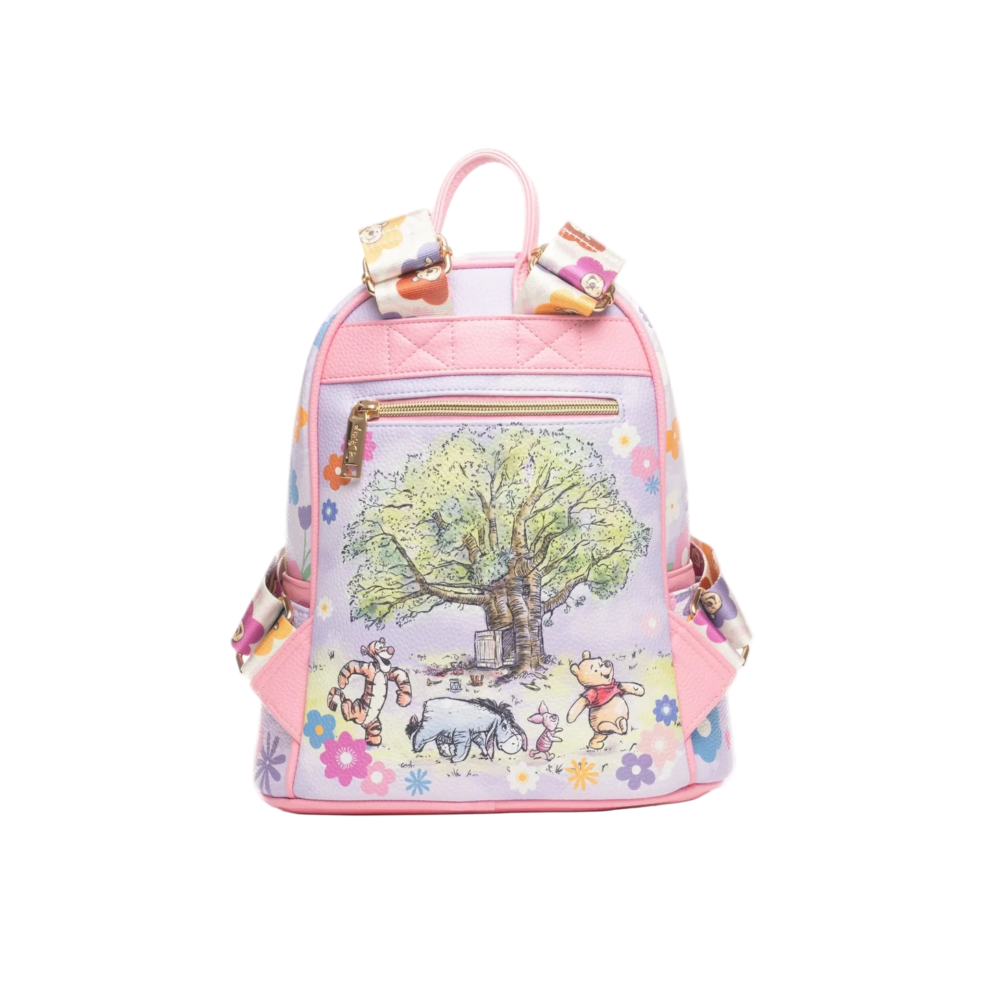 Backpack with cartoon design on a white background