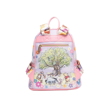 Backpack with cartoon design on a white background