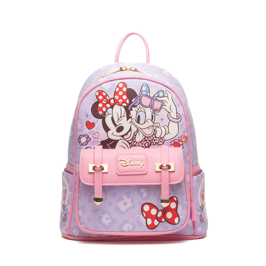 Minnie Mouse and Daisy Duck 11-inch Vegan Leather Mini Backpack