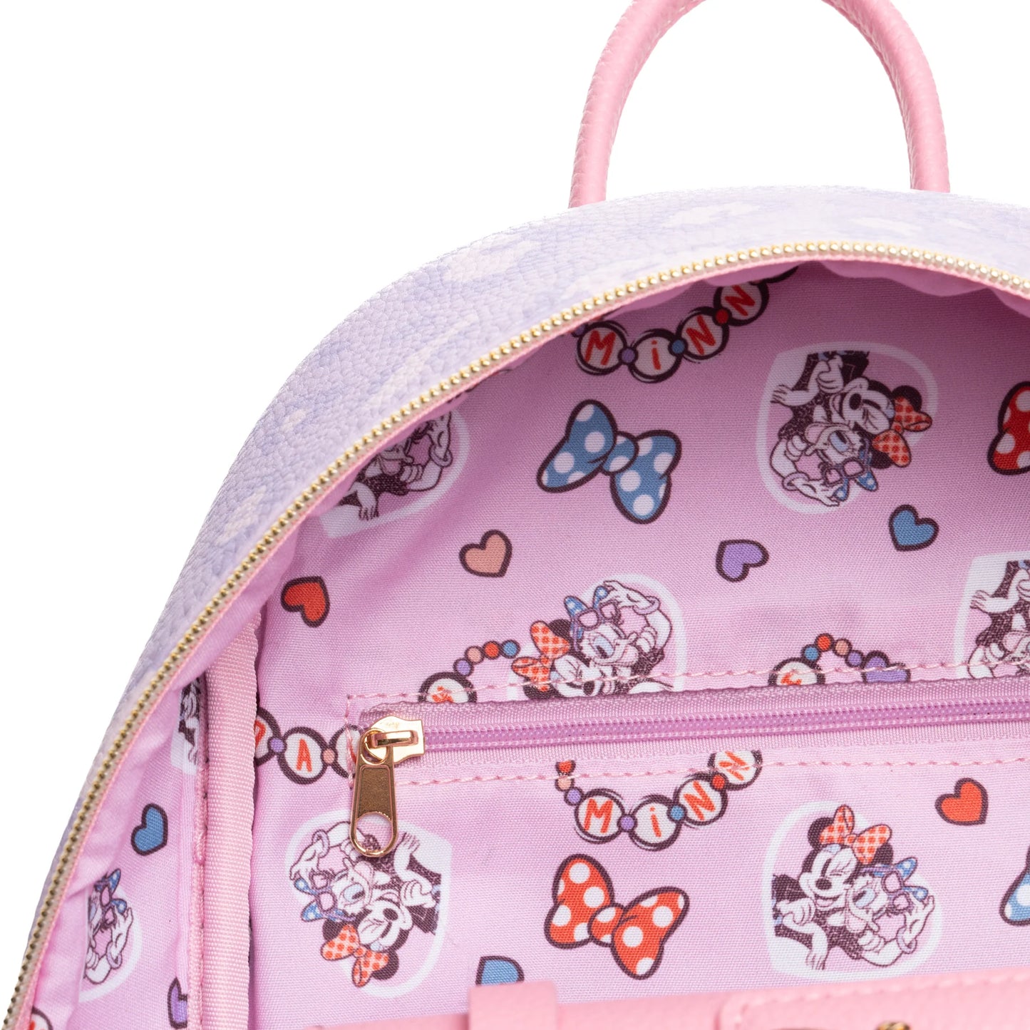 Minnie Mouse and Daisy Duck 11-inch Vegan Leather Mini Backpack