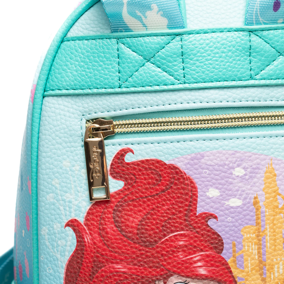 The Little Mermaid - Ariel WondaPop 11" Vegan Leather Fashion Mini Backpack