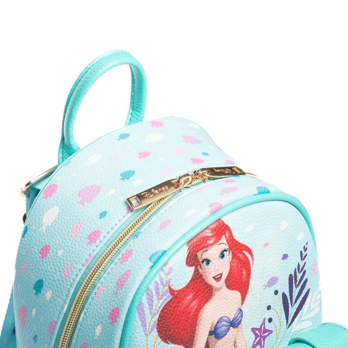 The Little Mermaid - Ariel WondaPop 11" Vegan Leather Fashion Mini Backpack
