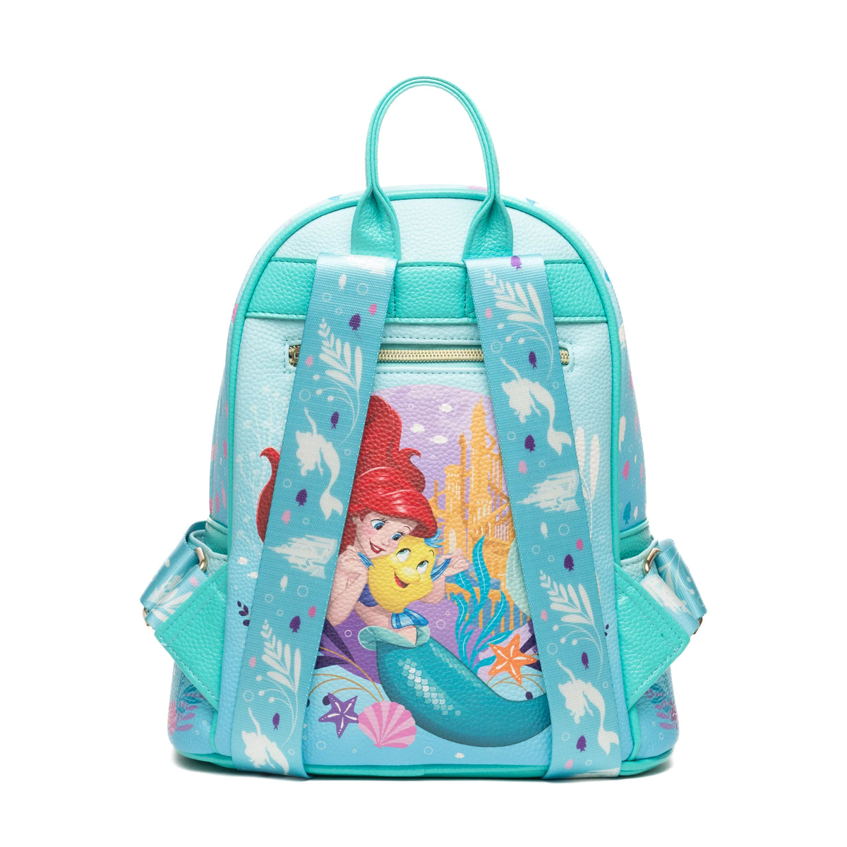 The Little Mermaid - Ariel WondaPop 11" Vegan Leather Fashion Mini Backpack