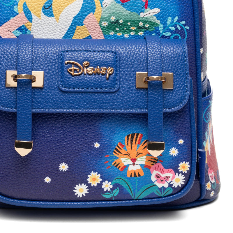 WondaPop Alice in Wonderland Tea Party Vegan Leather Fashion Mini Backpack