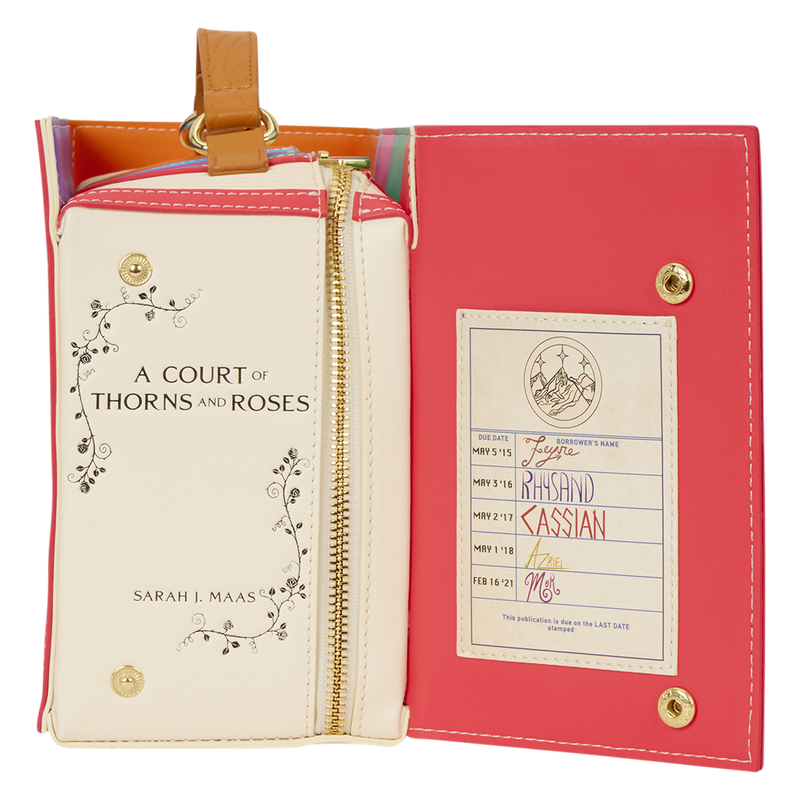A Court of Thorns and Roses Book Series Figural Crossbody Bag