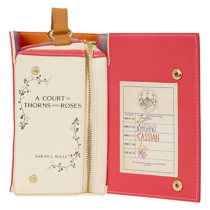 A Court of Thorns and Roses Book Series Figural Crossbody Bag