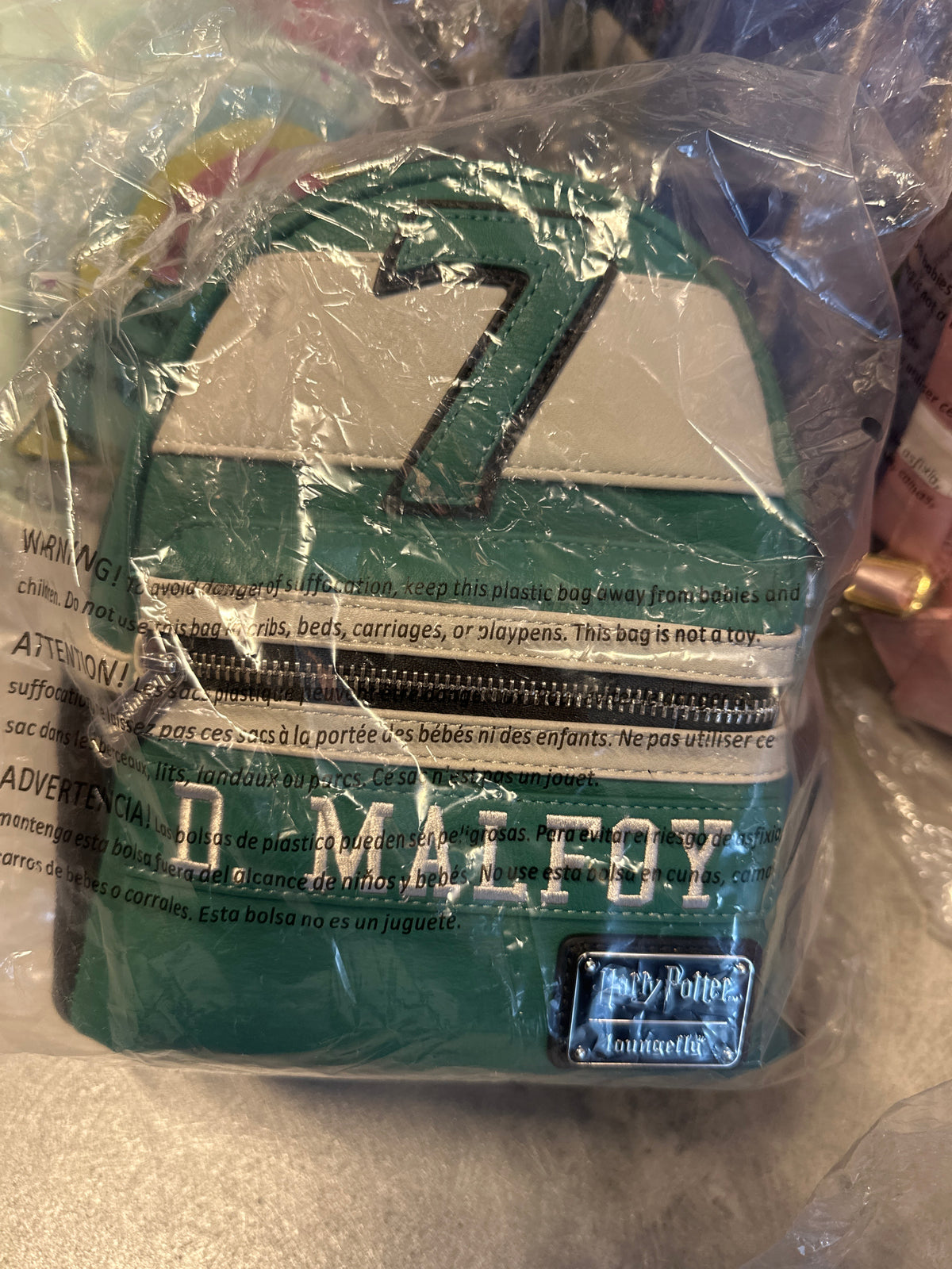Harry Potter Slytherin D. Malfoy Mini Backpack