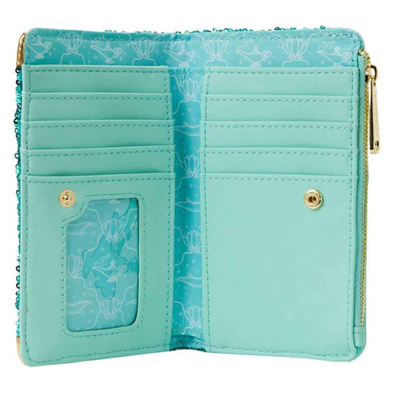 Aladdin Exclusive Jasmine Sequin Series Cosplay Flap Wallet