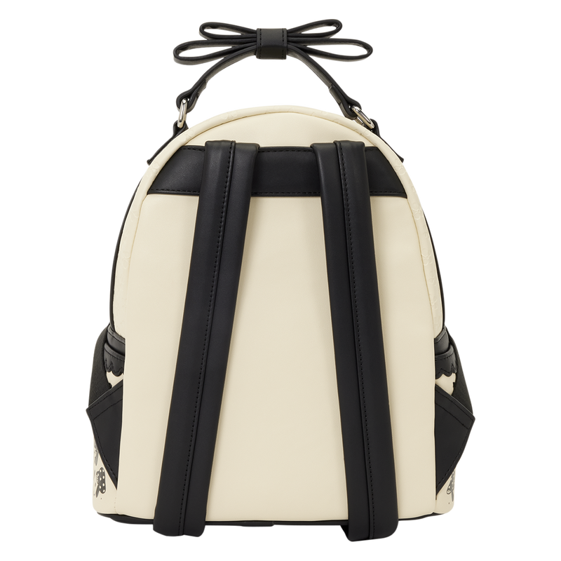 Loungefly Disney Alice in Wonderland Black Floral 3D Bow Mini Backpack