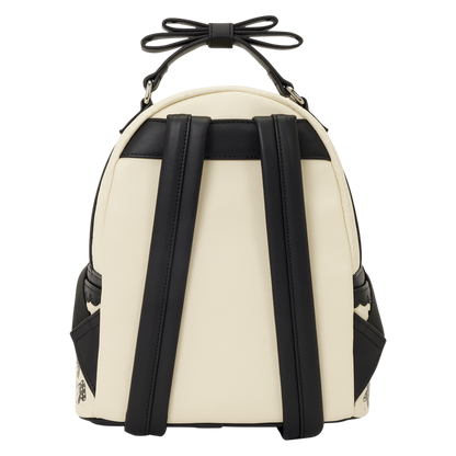 Loungefly Disney Alice in Wonderland Black Floral 3D Bow Mini Backpack