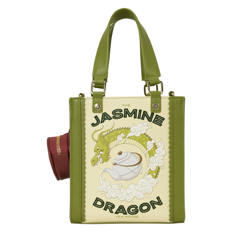 Avatar The Last Airbender Jasmine Dragon Crossbody Bag with Charm Loungefly Nickelodeon