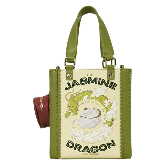 Avatar The Last Airbender Jasmine Dragon Crossbody Bag with Charm Loungefly Nickelodeon