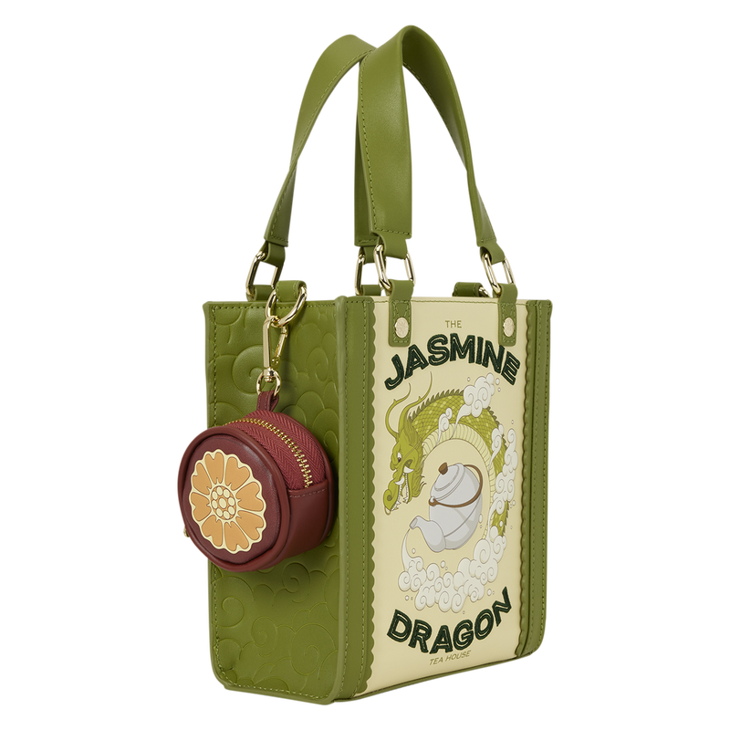 Avatar The Last Airbender Jasmine Dragon Crossbody Bag with Charm Loungefly Nickelodeon
