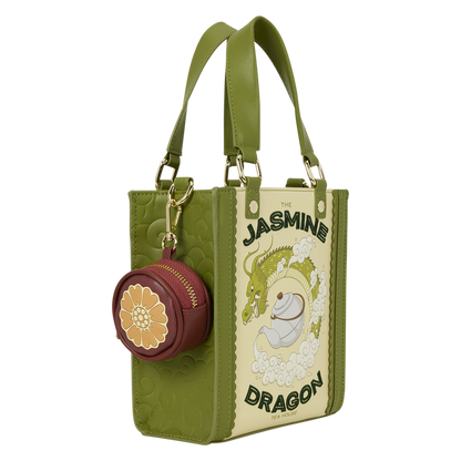 Avatar The Last Airbender Jasmine Dragon Crossbody Bag with Charm Loungefly Nickelodeon