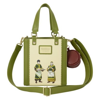 Avatar The Last Airbender Jasmine Dragon Crossbody Bag with Charm Loungefly Nickelodeon