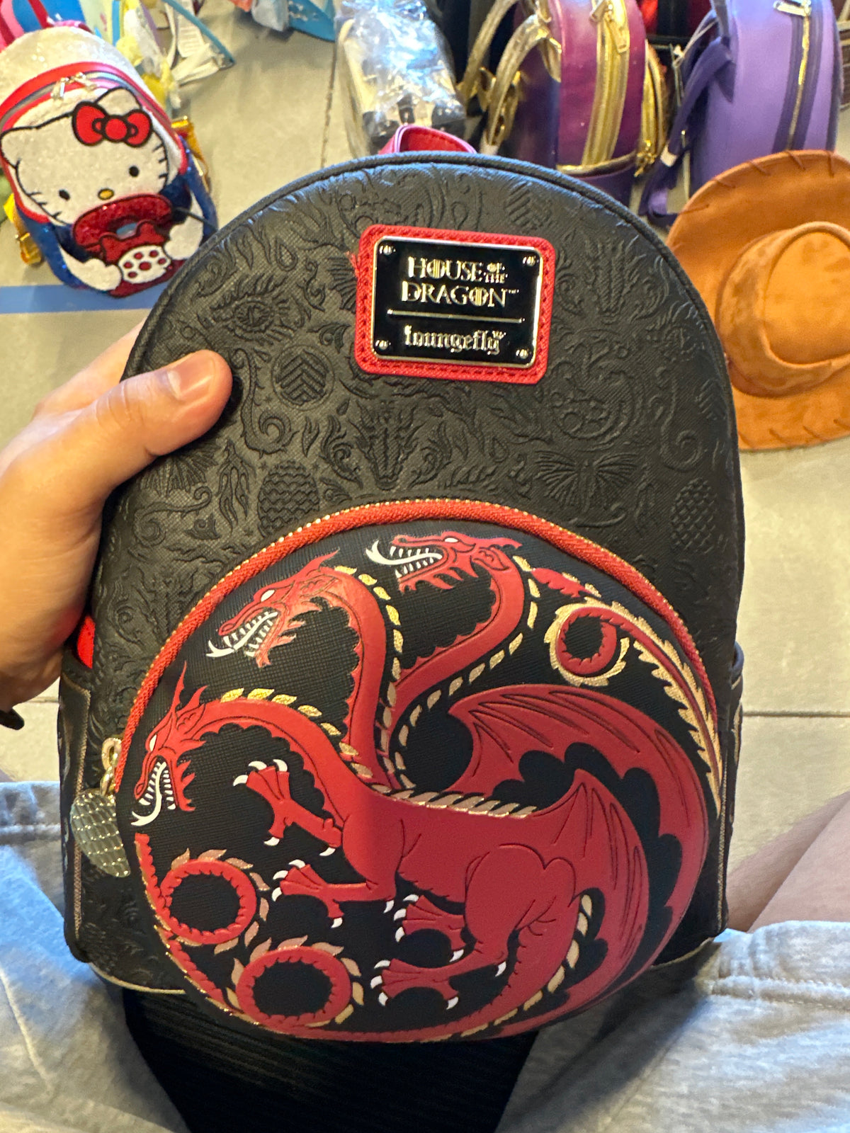 House of the Dragon House Targaryen Sigil Mini Backpack