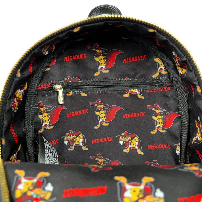 Loungefly Darkwing Duck Villain NEGADUCK Cosplay Mini Backpack