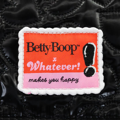 Betty Boop Quilted Heart Trinket Backpack with Acrylic Charms