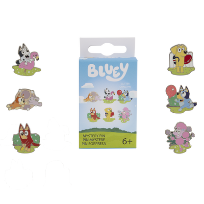 Bluey and Friends Mystery Box Pin lineup