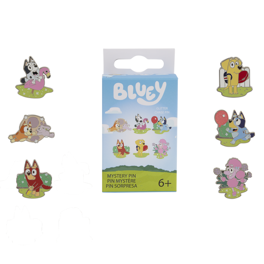 Bluey and Friends Mystery Box Pin lineup