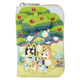 Bluey's Backyard Zip-Around Wallet front