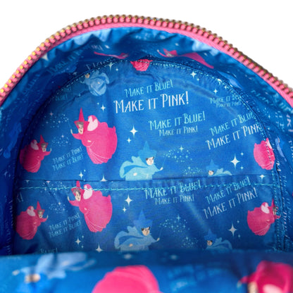 Sleeping Beauty Make It Pink Make It Blue Convertible Mini Backpack Exclusive Loungefly Disney