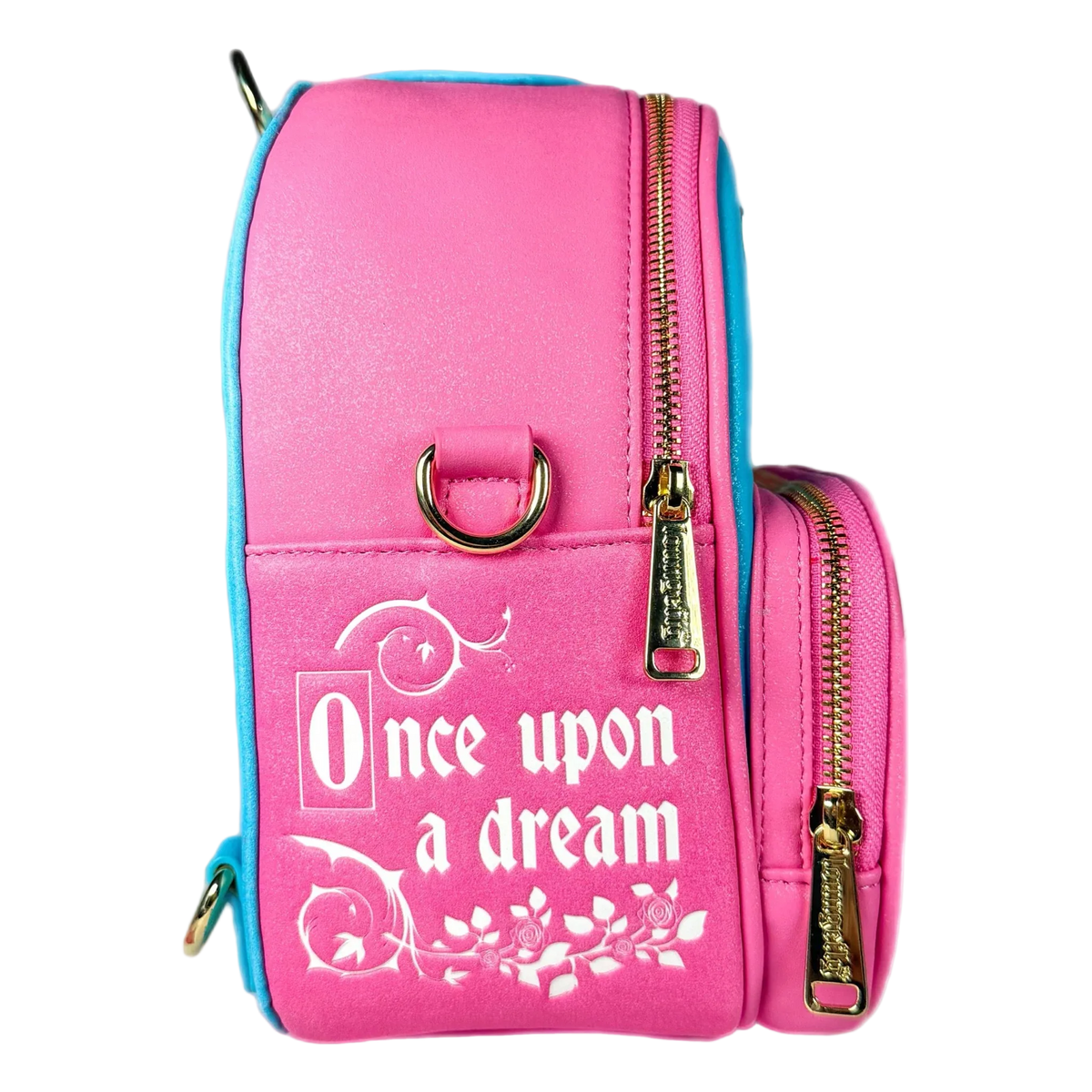 Sleeping Beauty Make It Pink Make It Blue Convertible Mini Backpack Exclusive Loungefly Disney